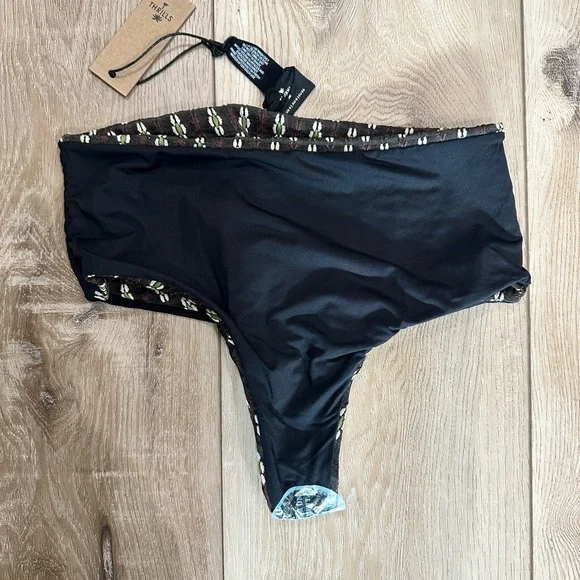 🆕 Thrills Jasmine Bikini Bottom Black - Picture 6 of 6